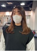 Steelo 小顔レイヤー×ライトベージュ　