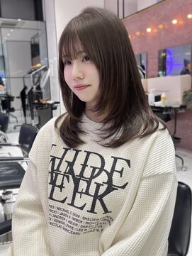 キーン 吉祥寺店(keen) ［カネコ］ミディアムレイヤー×まろやかブラウン