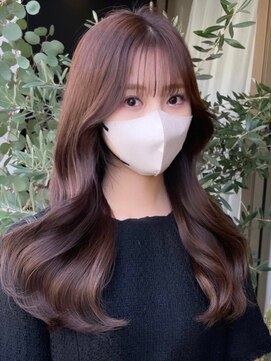 ユニ 原宿(uni) #87/韓国/韓国風/レイヤーカット/後れ毛/くびれヘア/前髪/原宿