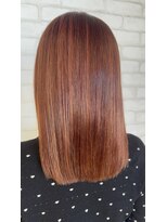 ビス ヘア アンド ビューティー 西新井店(Vis Hair＆Beauty)&nbsp;20代30代ロングボブレッドブラウン