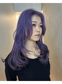 メルティカラーウェーブミディアム韓国レイヤーカット吉祥寺