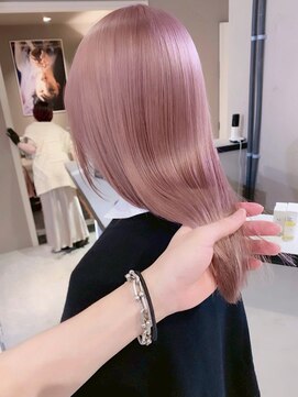 ベレーザ 渋谷神南(Beleza) 14659ブリーチ＆ダブルカラーベビーピンクホワイトピンク