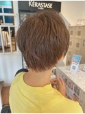 くせ毛ショート