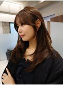 レイヤーミディ×シースルーバング