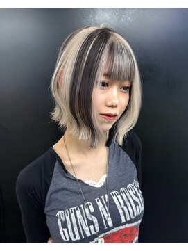 ヌル 神宮前店(Null) セクションカラー/ケアブリーチ/ブリーチカラー/神宮前/原宿