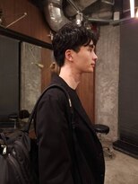 ブロック ジャポン(bloc japon)&nbsp;メンズパーマ ニュアンスパーマ 前下がりメンズショート