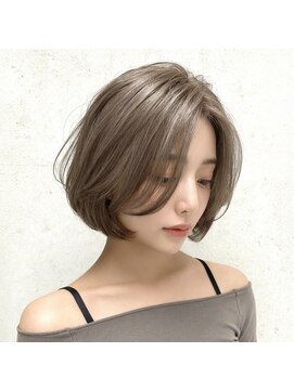 透明感溢れるフワボブ