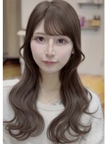 メイバイリーブル 表参道 原宿(May by Livre)&nbsp;流し前髪 ラベンダーベージュ