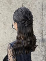ヘアーデザイン グランツ 平成店(hair design Granz)&nbsp;結婚式参列　ハーフアップ