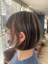 アース 三田南ウッディタウン店(HAIR&MAKE EARTH)&nbsp;大人可愛い小顔ショートボブ前下がりショートハイライト