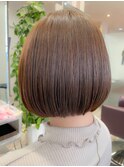 朝のスタイリングが楽なボブスタイル！