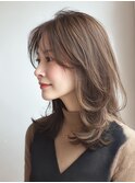 白髪ぼかしハイライト大人レイヤー