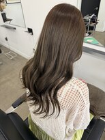 シム(sim) オリーブベージュ ブリーチあり