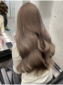 韓国ヘアミルクティーヘーゼルラテモカベージュグレージュカラー