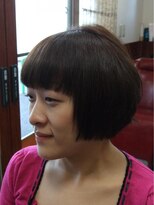 アシン ヘア ルーム(ahsin hair room)&nbsp;個性が光る！ショートボブ★