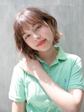 ルティア(Lutia) グラデーションカラー デザインカラー外ハネボブ☆