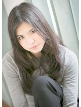 ソア 武蔵小杉(SOAR) ココアベージュグレージュカラーの黒髪ローライト小顔ボブウルフ
