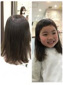 【nao*c tres富雄】可愛いお子様カット☆前髪切りすぎちゃった