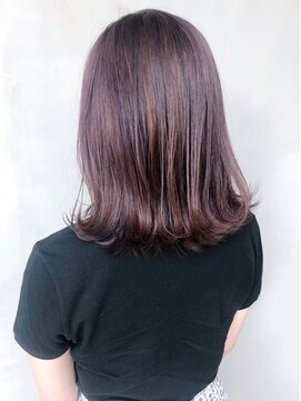 アイティー バイ アルバム 浦和店(IT by ALBUM) グレーパープル_ココアブラウンフリンジウェーブ_ba291452