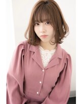 リュドール 可児店(Rue D'or)&nbsp;大人可愛い重め前髪の小顔ボブ