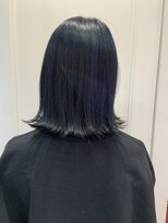 へアメイクワンプラス 四日市(HAIR MAKE ONEplus) 艶感カラー ブルーブラック髪質改善イエベブルベ10代20代30代