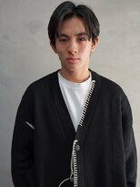表参道メンズカット/ニュアンスマッシュ/センターパート/30代
