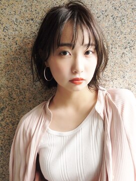 モリオ フロム ロンドン サッポロファクトリー店(morio FROM LONDON) 【morio札幌】札幌ボブ　大人かわいい黒髪外ハネくびれボブ