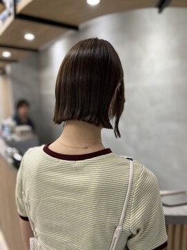 ロンドプロフィール 浦和(Lond profil) 【ワンランク上のボブ】切りっぱなしショートボブ【浦和】