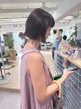 オーシャン(Ocean) ［Ocean Hair&Life 水田］☆アゴラインの切りっぱなしボブ☆