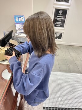 ビーハイブアヴェダ PARCO2店(BEHIVE AVEDA) 【yuuna】こなれグレージュ