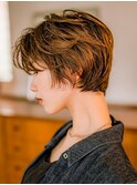襟足スッキリ大人ショート