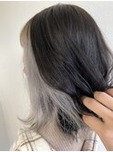インナーカラーシルバー