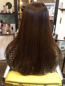 オーガニック ナチュラルサロン セ ラヴィ(organic&naturalsalon ce-lavie)の写真/お客様の髪質に合わせた薬剤を選定！質感矯正で理想の髪質に♪お悩みや理想等なんでもご相談ください♪