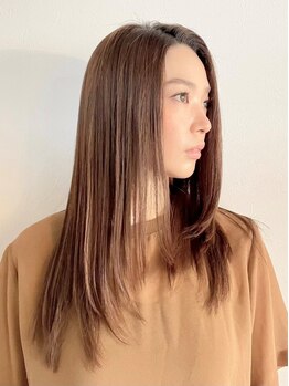 ポルタート(Portaat)の写真/しっかりストレートの【縮毛強制】・ダメージ毛にも対応、柔らかく仕上がる【酸性ストレート】