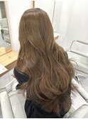 ライトベージュ ブリーチなしダブルカラー イルミナカラー