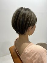 ネイロ 北千住(NeiRo)&nbsp;大人ショートボブ丸みショートカットマッシュショート前髪あり