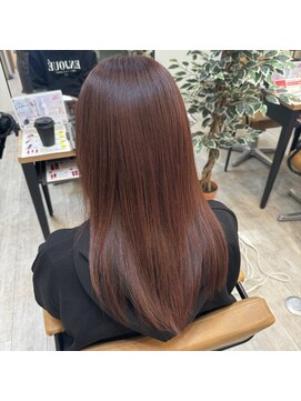 クロエバイラヴィズム 郡山さくら通り店(CLOE by LUVISM) レッド強めのコーラルピンク系カラー