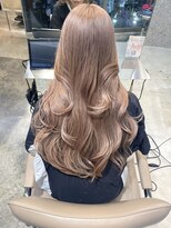 サンク 原宿 表参道(cinq)&nbsp;原宿マロンベージュヘーゼルベージュカラー顔周りレイヤーカット