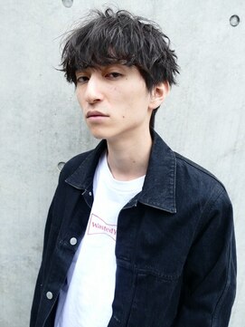メンズヘアトーキョー(MEN'S HAIR TOKYO) 無造作パーマ/コンマヘア/黒髪
