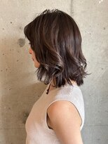 ヘア ルーナ バイ アプリーレ(hair lune by Aprire)&nbsp;大人可愛いナチュラルボブナチュラルブラウン20代30代40代