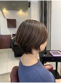 ハイライト白髪ぼかし