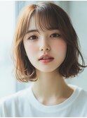水素ケア透明感カラー+トリートメント/髪質改善/白髪ぼかし
