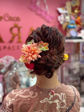 ハナココ 水戸店(hana Coco) ゆるふわサイドアップ