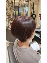 アネックス さかもとウイングポート店(ANNEX)&nbsp;ショートボブピンクベージュカラー