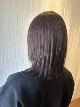 ココカラヘアー ニコ(cococara hair nico) 髪質改善ストレート/ボブレイヤー/グレージュ/透明感