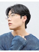 ビカムメンズヘアー 栄店(become men's hair)&nbsp;曲がるメンズ縮毛矯正×毛流れセンターパート/名古屋/栄