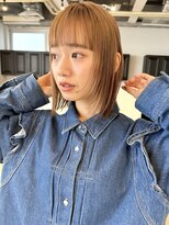 ディッセンバー 渋谷(December)&nbsp;ベージュ/ボブ/ワイドバング/学割U24