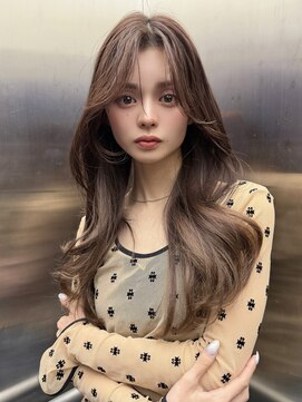 ロンドワン 三宮元町(Lond one) 韓国レイヤーカット/ヨシンモリフェイスレイヤー/艶髪カラー