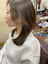 美容室カードル 新小岩店(Cadre)&nbsp;【20代・30代・40代】レイヤー/ハッシュカット/オリーブカラー