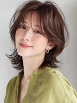 モッズヘア 越谷(mod's hair)&nbsp;マレットヘアハイレイヤーシャギーウルフカットA6越谷30代40代